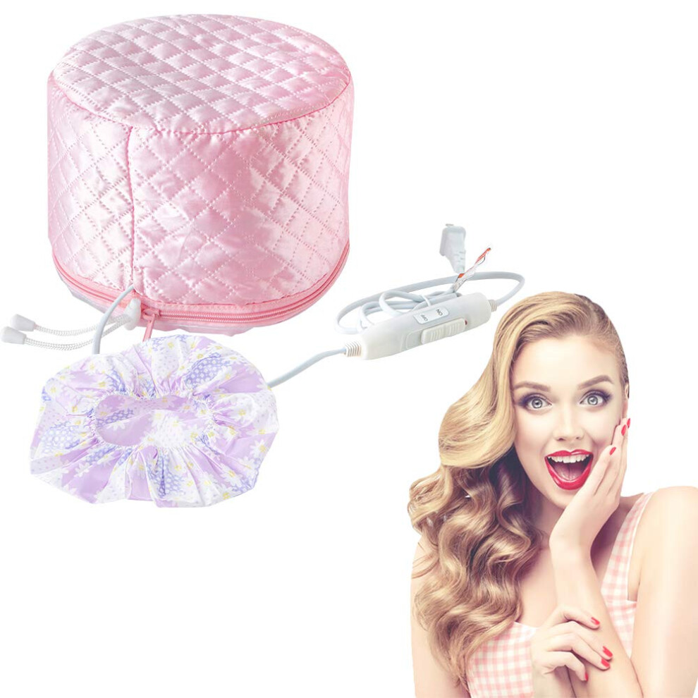 Heated Hair Cap for Deep Conditioning, Thermal Hair Treatment with Adjustable Fit and Heat Therapy