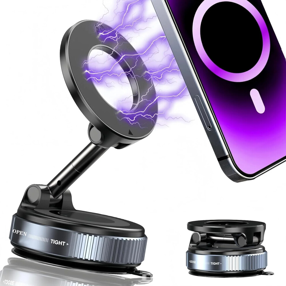 Magsafe Vacuum Magnetic Car Phone Holder With 360Â° Rotation 9339963334954