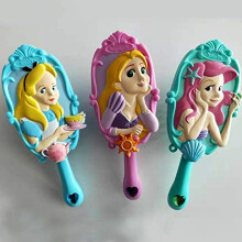 Blue Kids Hair Comb Princess Design with Gentle Detangling and GiftReady Packaging