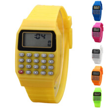 SUSUchens Children Digital Square Wrist Watch Mini Portable Calculator Exam Tool Kids Gift