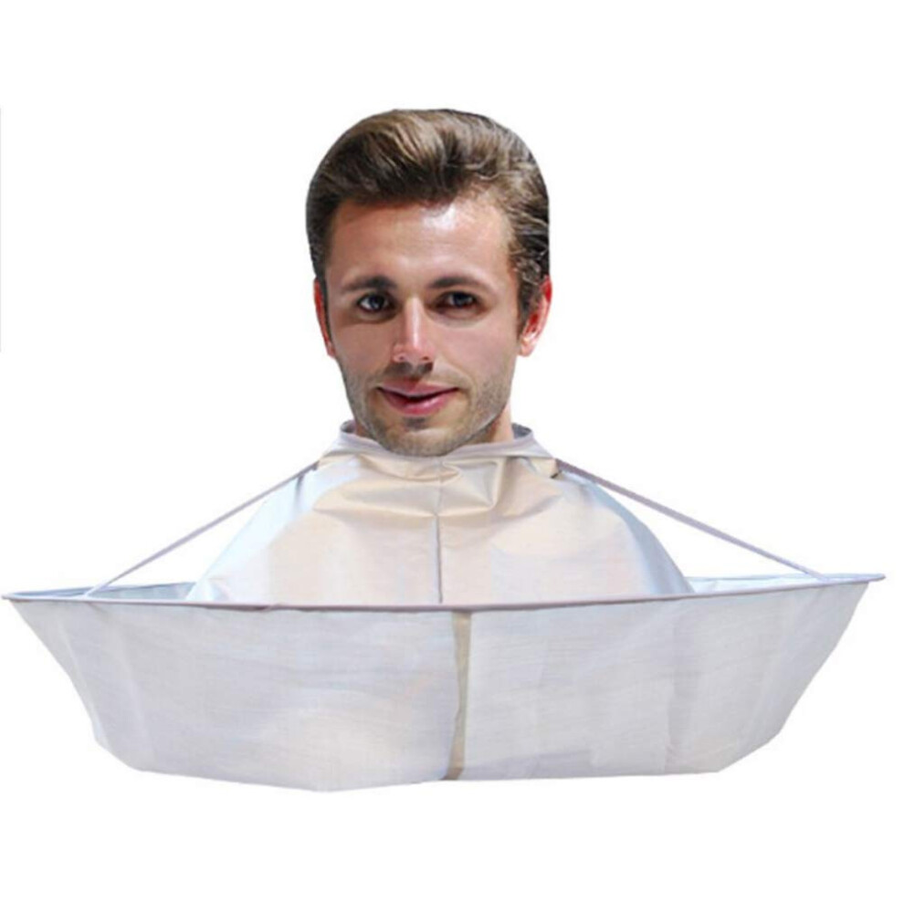 Hair Cutting Cape with Hair Catcher, Professional Barber Cape for Adults, Nylon Salon and Home Use