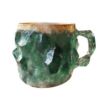 Mineral Coffee Cup Teacup Cup Colorful Onyx Mug Mineral Novelty Coffee Cups And Mugs Elegant Gift For Home Office Coffee Mugs (Green)