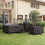Bella copertura per tavolo e sedia da giardino, antivento, resistente e impermeabile. 2