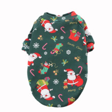 Nlsdqey Haustierkleidung Großer Hunde-Weihnachtspullover, kompatibel mit Winter-Weihnachtsoutfits für mittelgroße und große Hunde (Grün)