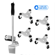 ZOUYUE Furniture Mover with Wheels & Lifter Set, 360 Rotating Dolly, 1100 lbs Capacity for Heavy Furniture, Refrigerator, Sofa, Cabinet