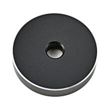 SunyaMood 45 RPM Record Vinyl Turntable Center Adapter for Phonograph Accessories (Black)