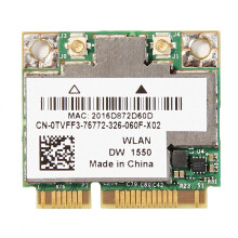 FOR Card for BCM94352HMB DW1550 half Mini PCI-E 802.11ac/ 2.4G/5.0GHz 4.0
