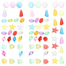 1 Set Pool Toys Ocean Shell Conch Gems Toys Summer Pool Party Favor for Kids