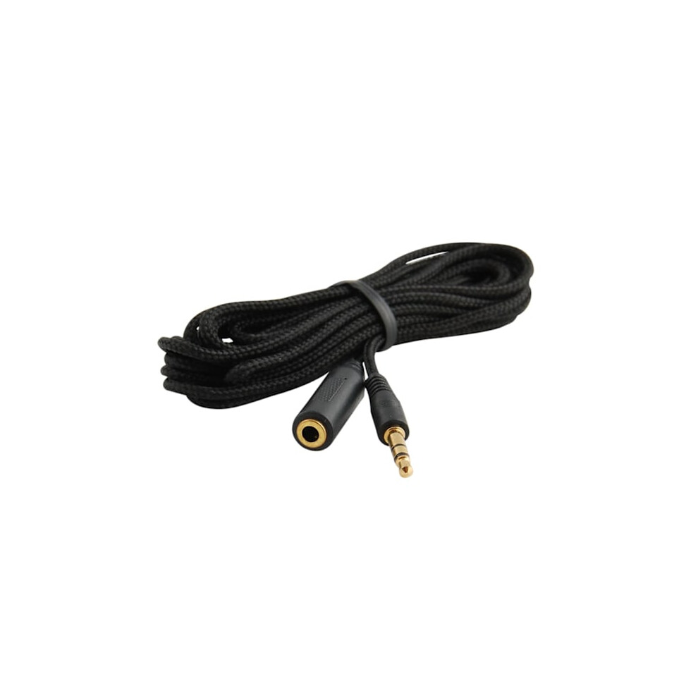 3M 3.5Mm 1/8\" Stereo Audio Aux Headphone Cable Extension Cord Male To Female With Fabric Jacket 9175034987137