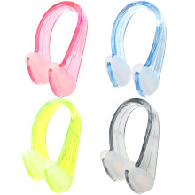 Eease 4Pcs Silicone Swimming Nose Plugs Swim Nose Clip Swim Supply