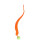 Bouncing Ball for Cat, Interactive Cat Toy with Tail, Compatible with Ka, Orange 1pcs 1