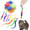 Bouncing Ball for Cat, Interactive Cat Toy with Tail, Compatible with Ka, Orange 1pcs 5