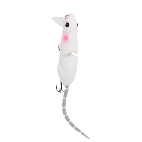 Artificial Simulation Mouse Shape Bait Fishing Accessories with Treble HooksB
