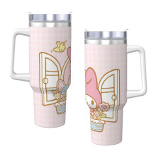 Melody 40oz H2.0 Stainless Steel Vacuum Insulated Tumbler With Lid And Straw For Water, Iced Tea Or Coffee, Smoothie