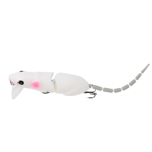 Artificial Simulation Mouse Shape Bait Fishing Accessories with Treble HooksB 2