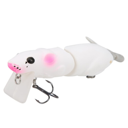 Artificial Simulation Mouse Shape Bait Fishing Accessories with Treble HooksB 1