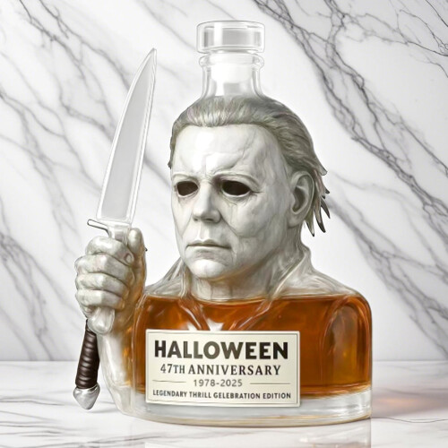 Καράφα μπουκαλιών για την 47η επέτειο του Halloween Michael Myers1978-2025, Συλλεκτικά δώρα για 2