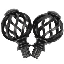 6 terminali per asta per tende, tappi terminali per asta per tende per la decorazione delle tende