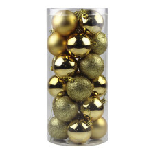24Pcs Christmas Ornaments Red Balls Baubles, Compatible with Christmas Tree Decorations, Holiday Hanging Ornament Balls