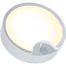 Solas Uasteorainn LED Gníomhachtaithe ag Gluaiseacht, Cumhachtaithe ag Ceallraí, 300LM, 19cm, le haghaidh Áiléir, Níocháin, Garáiste, Halla,