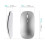 Mouse Bluetooth para laptop/compatível com iPad/compatível com iPhone/Mac (iOS 13.1.2 e posterior) - Prata Espacial 2