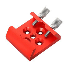 IMCBSTT Telescoopzoeker Basisadapter Platte Basis voor Zwaluwstaartsleuf 1/4 Schroefdraad Conversie Accessoires Rood