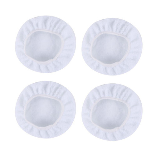 Pacote com 4 boinas de polimento de 10 polegadas para polimento e enceramento de carros.