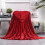 Κουβέρτα Djunllk - Κόκκινη Κουβέρτα από Μικροΐνες, Απίστευτα Άνετη και Μαλακή, 2