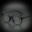 Gleitsichtbrille mit Blaulichtfilter, Computerbrille, Schwarz 1