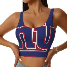 NYG_Giants Women's Sports Vest Sports Short Shirts fitness Pilates dance Football Team Logo for Baseball Fans Gifts