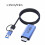 Παγκόσμιος προσαρμογέας ταξιδιού με USB3.0 και Type-C, συμβατός με Γαλλία, Ιρλανδία, 3