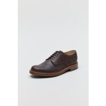 (, ) Chapman & Moore Plain Derby Country Leather Men's Choco Shoes