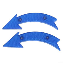 Reflective Bike Spoke Covers 5 Pack Arrow Design for Night Safety Fits Most Wheels Blue