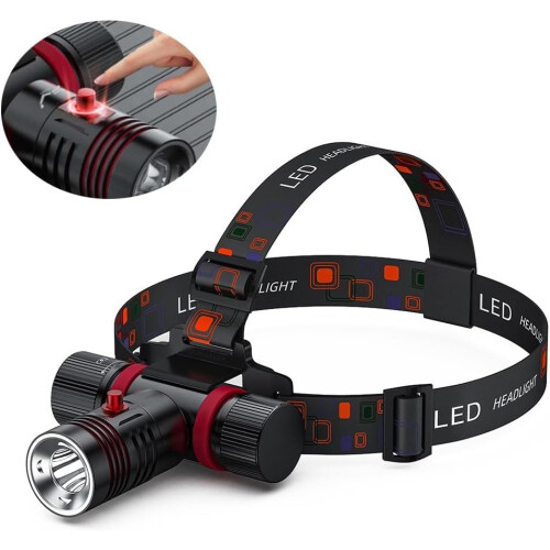 Waterproof LED Diving Flashlight IPX8 with 4 Modes and Type C Charging for Underwater Exploration 1