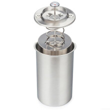 Stainless Steel Ham Maker with Thermometer for Homemade Deli Meat, Luncheon and Veggie Burgers, 2lb 304