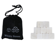 Hiroekza Kitchen Gadgets Whiskey Stones Gift Set Of 9 Unique Chilling Stones with Velvet Pouch-Reusable Christmas Clearance