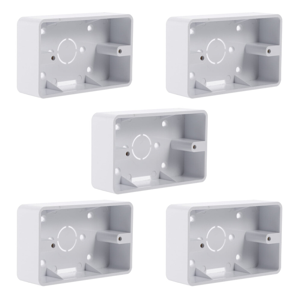 5Pcs Low Voltage Surface Mount Switch Box For Home Safety 9482726636168