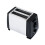 Stainless Steel Bread Machine, Dual Heaters Bread Maker, Nonstick Compact Bread Maker Machines, Automatic Bread Maker Heater, Black 1