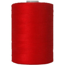 Threadart 100% Cotton Sewing and Quilting Thread | For Quilting, Sewing, and Serging | 1000M Spools 50/3 Weight | 50 Colors Available | Color RED 119