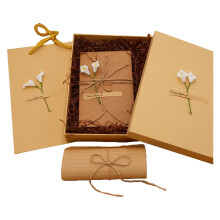 Hariumiu Vintage Writing Paper & Envelope Set, Flower Decorated Stationery, Exquisite Retro Design, Smooth High-Quality