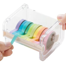 Tape Dispenser Cutter Roll Tape Holder Organizer Desktop DIY Sticker Roll Tape Cutter Dispenser Office Desk Accessory