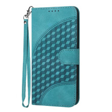 Case for compatible with Samsung Galaxy A20E Magnetic Card Holder PU Leather Flip Cover Flip Business Geometric Pattern Shockproof Leather Case