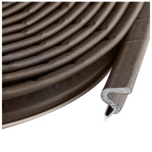 XIUH Tool Series V-Shaped Foam Weather Stripping Door Seal Strip for Doors Windows, Soundproof & Draft Proof, Card Slot Installation (BW1)