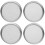 4-pack stainless steel sprouting jar lid kit for excellent ventilation 3