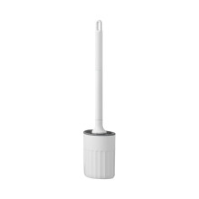 Ofertas relâmpago da Kiplyki: Escova de vaso sanitário de silicone com suporte, conjunto para banheiro com escova e suporte, escova de silicone