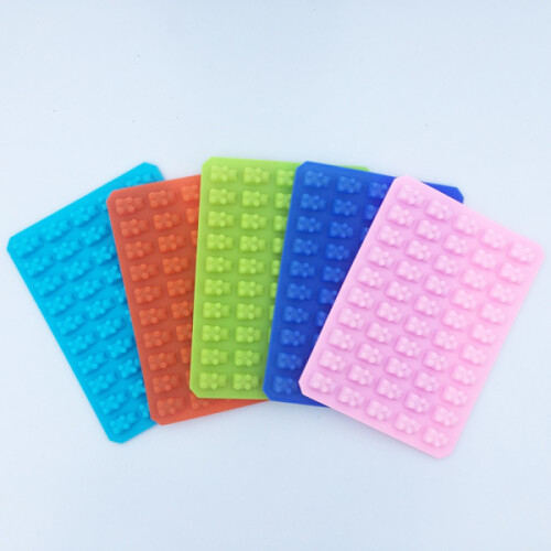 Eis-/Schokoladen-/Geleeform mit 50 Gummibärchen inklusive Pipette 1