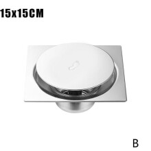 Bodenablauf aus Edelstahl, quadratisch, J1I2 |* υз .ε Z2N1