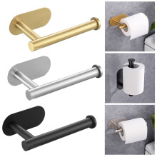 SUSUchens 2er-Pack Toilettenpapierhalter, Edelstahl-Papierhandtuchhalter, Wandmontage, Rollenpapierhalter für Bad und Küche, Silber