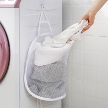UDIYO Haushalts-Falt-Wäschekorb aus Polyestergewebe zum Aufhängen im Badezimmer