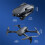 Viflosae V13 6K HD Camera Drone, Παιχνίδι Αεροσκάφους με Τηλεχειριστήριο για Εφήβους, Συμβατό 3